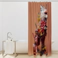 thumbnail image 2 of Floral Animal Waterproof Shower Curtain Set with Hooks, Printed Bathroom Decoration - Shower Curtain Sets and Curtain Sets with Stunning Designs for Your Bathroom Décor, 2 of 5