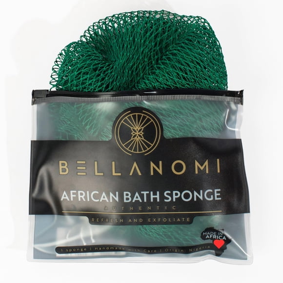 Esponja de baño Bellanomi exfoliante africana de 114 cm