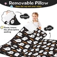 thumbnail image 3 of Halloween Ghosts and Bats Pattern Toddler Nap Mats for Kids Preschool,51"x22" Sleeping Mat Bag or Kids,Toddler Sleeping Bag,Toddler Nap Mat or Daycare, 3 of 6