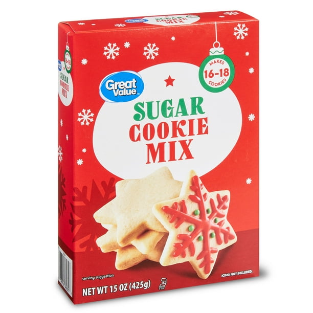 Great Value Holiday Sugar Cookie Mix, 15 oz