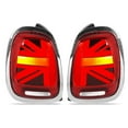 thumbnail image 2 of LED Union Jack Tail Lights With Chrome Frame. Seamless Installation,  Construction for F55, F56, F57, 2 of 7