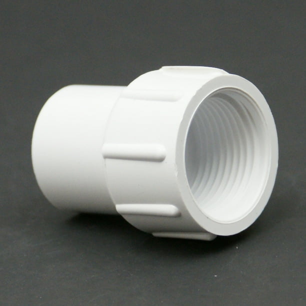 Pvc Schedule 40 Fpt X Slip Reducing Adapter Fpt Size 3 4 Slip Size 1 2 Walmart Com Walmart Com