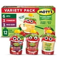 thumbnail image 3 of (4 pack) Mott's No Sugar Added Applesauce Variety Pack, 3.2 oz, 12 Count Clear Pouches, 3 of 16