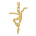 thumbnail image 1 of FB Jewels 14K Yellow Gold 3-D Ballet Dancer Pendant, 1 of 5