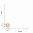 thumbnail image 3 of ANGARA Natural Bezel-Set Morganite Pendant with Diamond Halo in 14K Rose Gold for Women | Birthday, Anniversary, Jewelry Gift for Women | Natural Morganite Necklace, 3 of 8