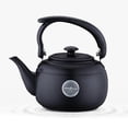 thumbnail image 7 of Stainless Steel Teapot Kettle Stovetop Cookware Kitchenware Stovetop Tea Kettle Ergonomic Handle for Boiling Hot Water Tea,  Tea Kettle 1.0L for Home Kitchen Black, 7 of 7