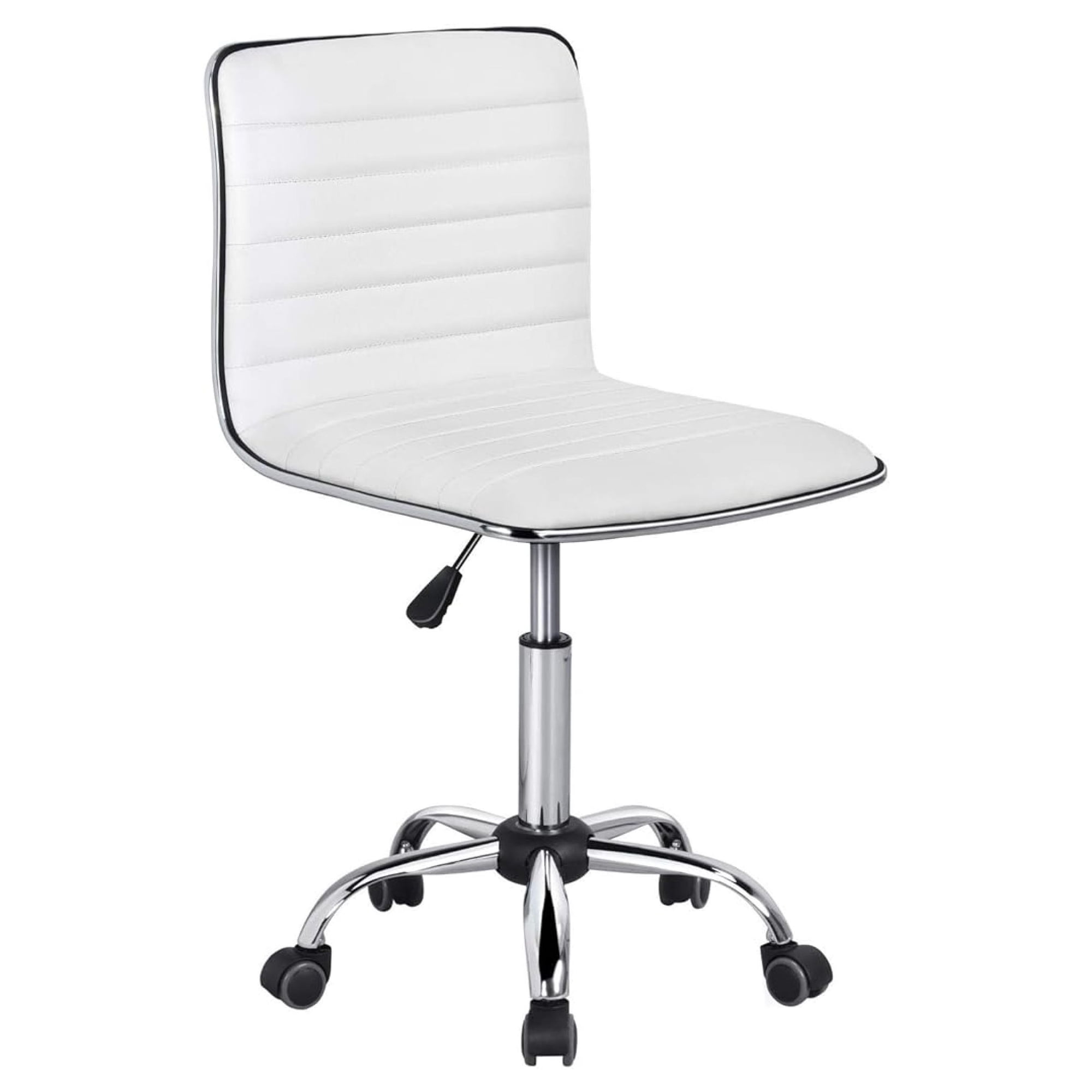 pu leather low back armless product