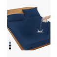 thumbnail image 1 of Protector Cubre Colchón Impermeable color azul, 1 of 4