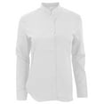 thumbnail image 2 of Kariban Womens Long Sleeve Mandarin Collar Shirt, 2 of 3