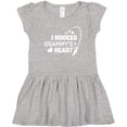 thumbnail image 3 of Inktastic I Hooked Grammy's Heart with Fishing Rod Girls Toddler Dress, 3 of 5
