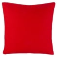 thumbnail image 2 of SAFAVIEH Mitzi Christmas Reindeer 18" x 18" Decorative Holiday Pillow, Red/White, 2 of 4