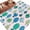 Pink, variant on Pink Fishes Area Rugs 5'x8', Washable Small Throw Rugs for Classroom Bedroom, Cartoon Coastal Ocean Fish Striped Indoor Outdoor Rug Non-Slip Low Pile Carpet Runner Reversible Floor Mats