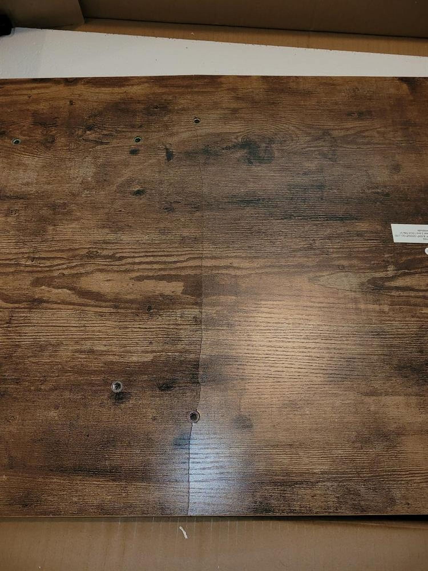 Demi Bonn 48" Computer Desk with Metal Frame and Adjustable Pads, Small Home Office Desk Study Writing Table, Black