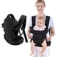 thumbnail image 1 of Portabebés, portabebés para recién nacidos y niños pequeños, acogedor portabebés, ligero, soporte ajustable para bebés de 7 a 45 libras, niña y niño, parte delantera trasera en todas las posiciones, r, 1 of 5