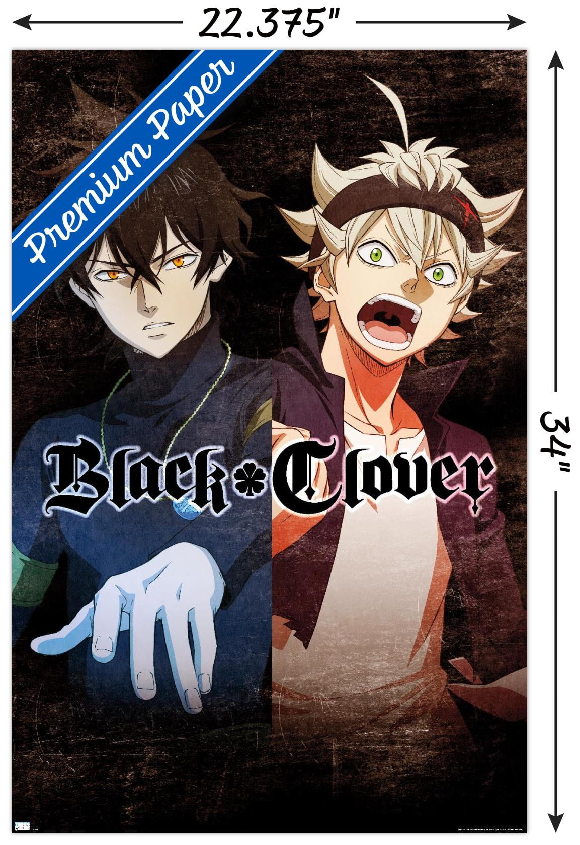 Black Clover - Yuno & Asta Wall Poster, 22.375" x 34"