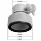 thumbnail image 2 of Adaptadores de manguera tipo B de 1,25" a 1,5", para actualizar las bombas de filtrado y el sistema de agua salada, 4 piezas, 2 of 5