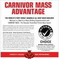 thumbnail image 3 of MuscleMeds Carnivor Mass Gainer – 50 g Beef Protein & 125 g Reactive Carbs – Sugar‑Free, Fat‑Free, Lactose‑Free – Vanilla Caramel, 10.3 lb, 3 of 9