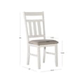 thumbnail image 6 of Powell Turino Smokey White Dining Side Chair (Set of 2), 6 of 10