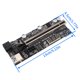 thumbnail image 2 of Tarjeta PCI-E Riser Tarjeta adaptadora PCI-Express con pantalla digital 1x a 16x Extender Accesorio para computadora Inevent EL004951-00B, 2 of 7