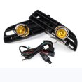 thumbnail image 3 of Apto para VW Golf MK4 1998-2004 1 par de luces antiniebla blancas y amarillas para parachoques delantero, rejilla de escape, repuesto de rejilla de malla modificada, 3 of 5