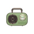 thumbnail image 1 of Portable Retro Altavoz Bluetooth Sistema de Sonido, Subwoofer Doméstico Inalámbrico Pequeño con Salida de 5W Y Batería de 500Mah, Mini Diseño Portátil para Viajes Al Aire Libre Y Regalo, 1 of 3