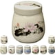 thumbnail image 1 of 2026New  Mini Vintage Ceramic Coddled Egg Cups, 220ml Egg Cooker Dessert Cups for Breakfast, with a Twistable Lid, Temperature Resistant, Table Treasure Chawanmushi Steamed Eggs, 1 of 7