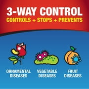 Garden Tech Daconil Fungicide 3-Way Control, Ready-to-Use Spray, 32 Fluid Ounce, 1 Spray Bottle