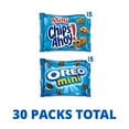 thumbnail image 3 of Pack of 2 Nabisco Crowd Favorites Cookie Variety Pack, CHIPS AHOY! Mini & OREO Mini, 30 Snack Packs, 3 of 5