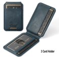 thumbnail image 6 of Dteck for Samsung Galaxy S22 Case Magnetic with Detachable Card Wallet, 2 in 1 Removable Back Cover Compatible with MagSafe, Card Holder Flip Stand Pocket Slim Case,Blue, 6 of 6