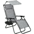 Devoko Patio Zero Gravity Chair Outdoor Folding Recliner Lounge Chair