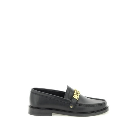 

Moschino leather loafers