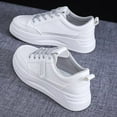 thumbnail image 5 of Casual Shoes for Women Shoes Fashion On Platform Sneakers Comfortable Lace Up Flat Shoes For Walking Running Daily Wear, 5 of 7