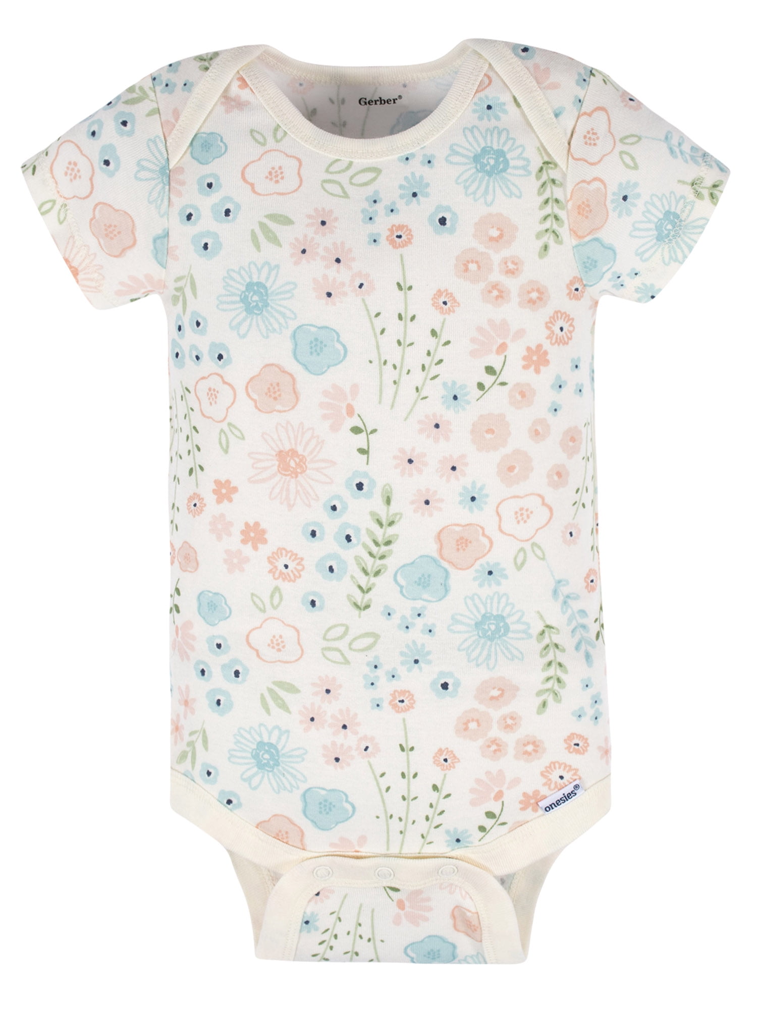 Gerber Baby Girl Bodysuit, 3-Pack, Sizes Preemie -12 Months