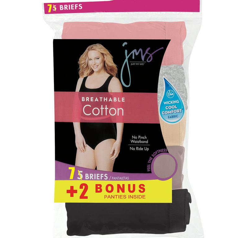JMS Cool Comfort Cotton Briefs (Womens'), 5 + 2 Bonus Pack 