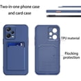 thumbnail image 6 of Compatible with Redmi Note 12 Pro Plus Case with Card Holder Shockproof Phone Cases for Xiaomi Redmi Note 12 Pro Plus Anti-Scratch Silicone TPU Redmi Note 12 Pro Plus Cases (Navy Blue), 6 of 13