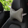 thumbnail image 3 of Coche Auto Hueso Forma Asiento Cabeza Cuello Resto Almohada De Cuero Sintético Resto, 3 of 4