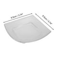 thumbnail image 4 of Unique Bargains 1 Pc Waterproof Soap Holder Curved Clear Soap Holder for Bathroom 3.74"x3.74"x0.71", 4 of 6