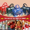 thumbnail image 6 of 24Pcs Christmas Gift Bags, Large Gift Bags Reusable Shopping Bags have Santa Claus Christmas tree snowman "Merry Christmas" ​Pattern of Gift Bag for Christmas Party, Christmas Surprise, 6 of 7