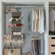 thumbnail image 5 of Organizador colgante de pared con ventana de malla para mayor visibilidad, material transpirable no tejido para bolsillos de gran capacidad (gris), 5 of 6