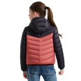 thumbnail image 5 of Ruyang Teen Boys Winter Quilted Puffer Jacket Girls Padded Warm Coat Mock Neck Zip Up Lightweight Hooded Down Outerwear, 5 of 8