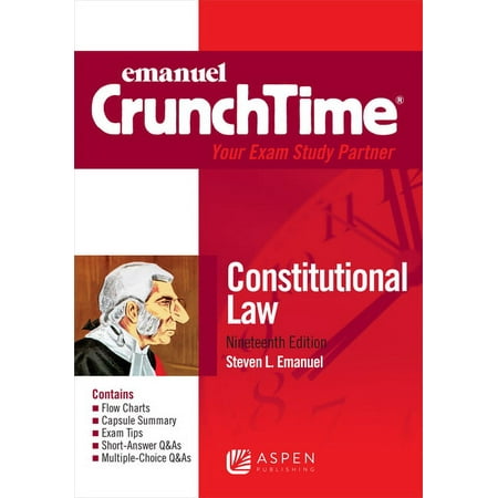 UPC: 9781543807448 | Emanuel Crunchtime for Constitutional Law Pre-Owned  Good Condition ISBN 9781543807448