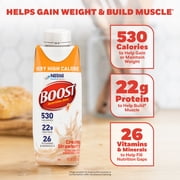 BOOST Very High Calorie Nutritional Drink - Helps Weight Gain & Maintenance - Creamy Strawberry - 8 fl oz (1 Carton)