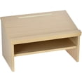 thumbnail image 5 of AdirOffice Medium Oak Table Top Portable Lectern Podium, 5 of 6