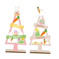 thumbnail image 3 of 2 letreros de madera de Pascua para centros de mesa, decoración de Pascua, bandeja escalonada para habitación, hogar, granja, escritorio., 3 of 9