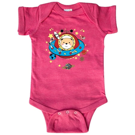 

Inktastic UFO Space Bear Gift Baby Boy or Baby Girl Bodysuit