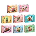 thumbnail image 3 of Serie navideña de ensamblaje de rompecabezas compatible con Lego, pequeñas partículas, juguetes para niños, adornos de regalo de cumpleaños, 3 of 4