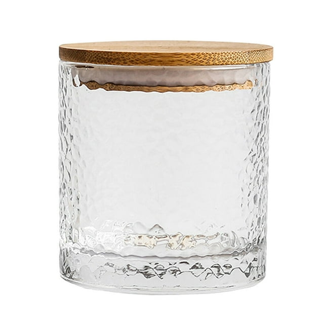 GOOHOCHY Frascos de vidrio Frascos de café Frascos de alimentos Frascos de dulces con tapas Contenedor de harina Frasco de azúcar
