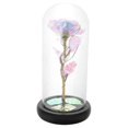 thumbnail image 1 of Floral Jewelry Creative Rose Flower Adornment Enchanted Rose Gold Foil Rose Craft Rose Lamp Decoration Glass Rose 26-27s, 1 of 3