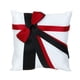 thumbnail image 1 of Almohada Anillo De Boda Portador Cojín Con Negro, 1 of 6