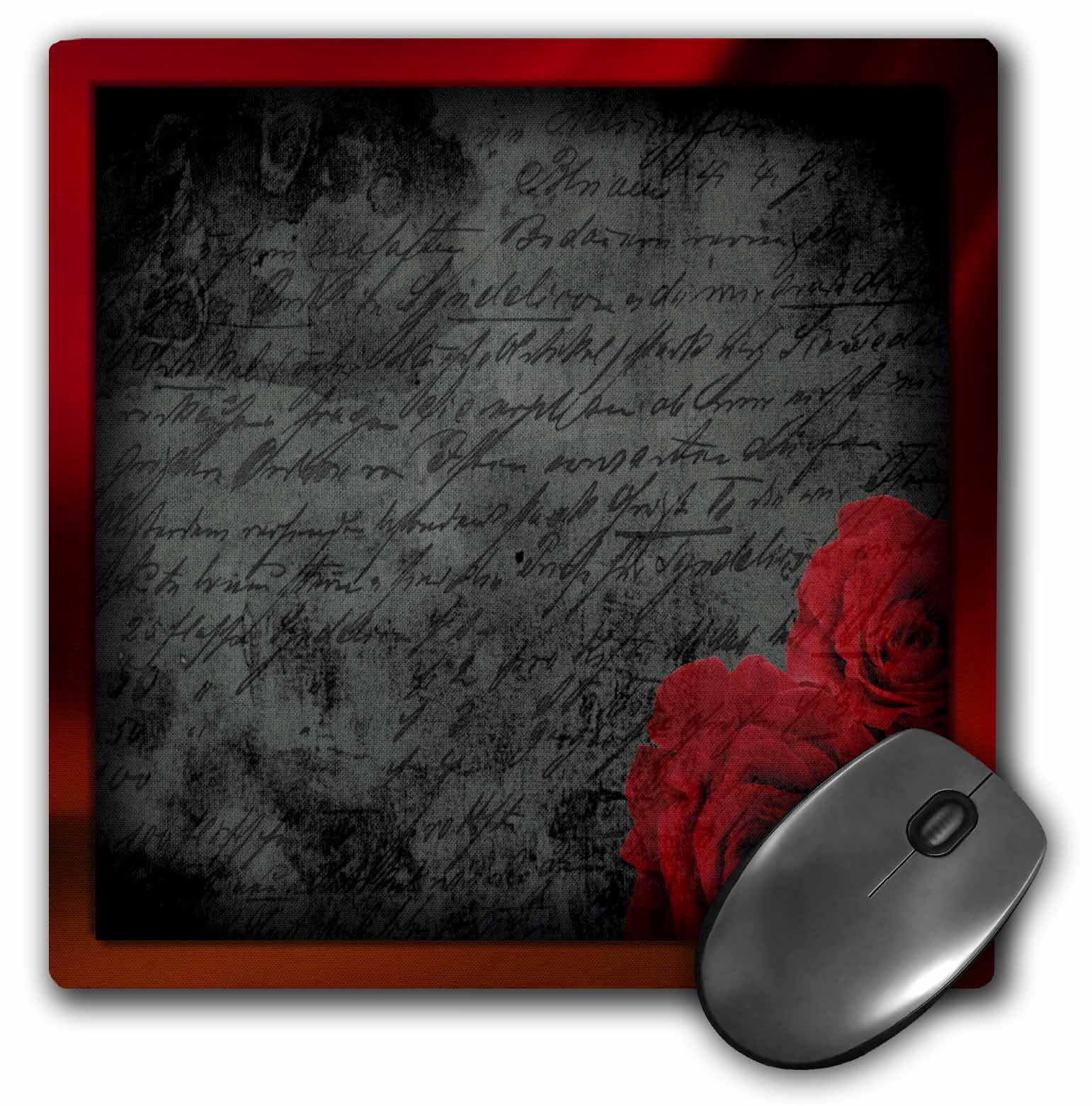 3dRose Gothic Rose, Mouse Pad, 8 by 8 inches - Walmart.com
